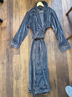 Skims chocolate brown robe deep brown quiet Luxury